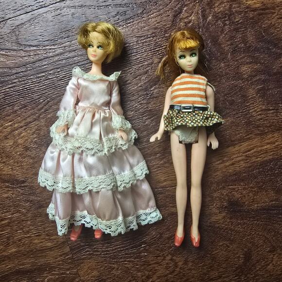Vintage 1960's/1970 Topper Dawn + Head-to-toe Dawn Doll Bundle + Clothes Shoes - Picture 2 of 9